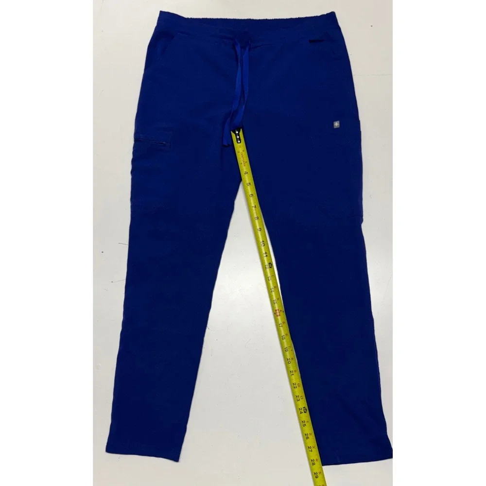 FIGS Technical Collection Royal Blue‎ Cargo Scrub Pants Men's XS Pockets